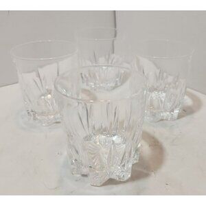 Vintage Set of 4 Bormioli Rocco Selecta Italian Whiskey Glasses